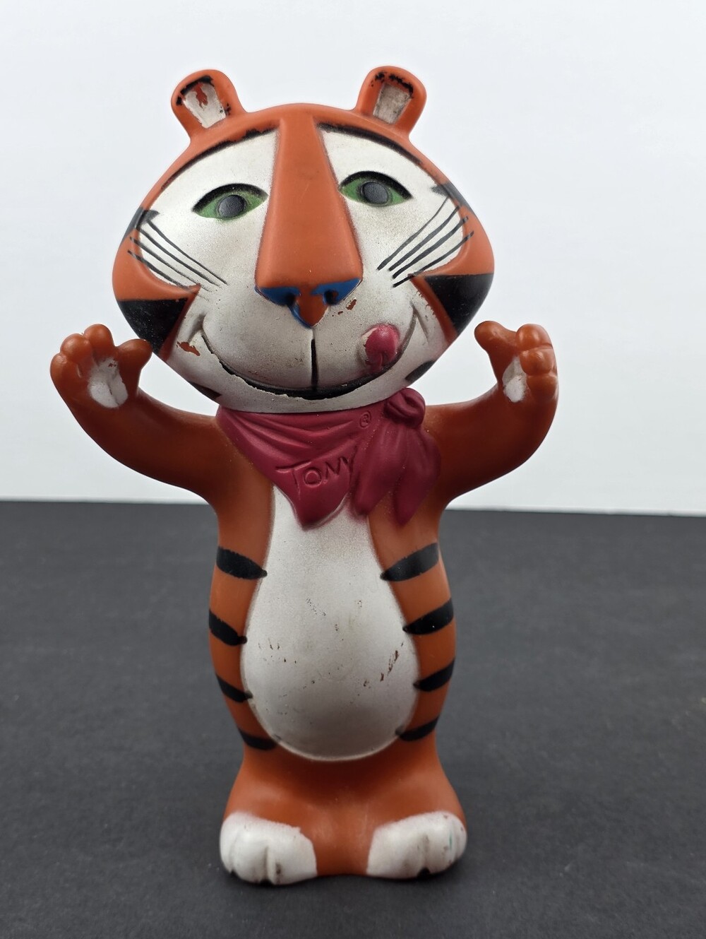 1974 Kellogg Co Tony the Tiger Vinyl Squeeze Advert Toy